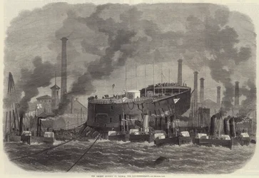 The Recent Attempt to Launch the Northumberland